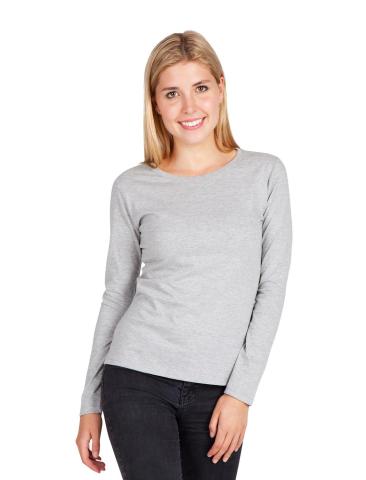 Ladies Long Sleeve T-shirt - Front Left Chest Logo