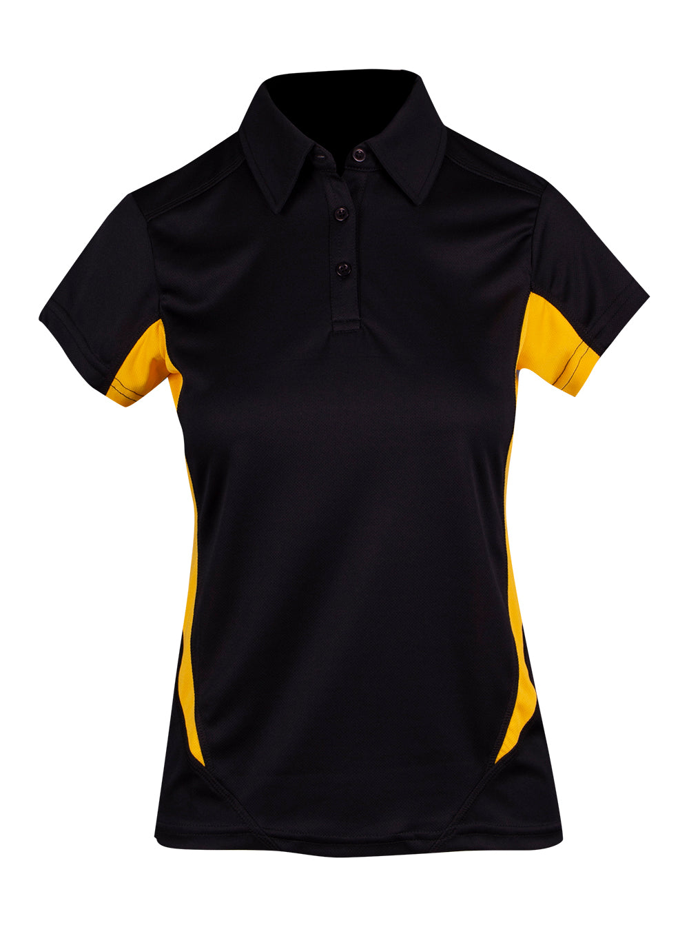 Women's Accelerator Polyester Polo - Front Left Chest & Large Back Logo