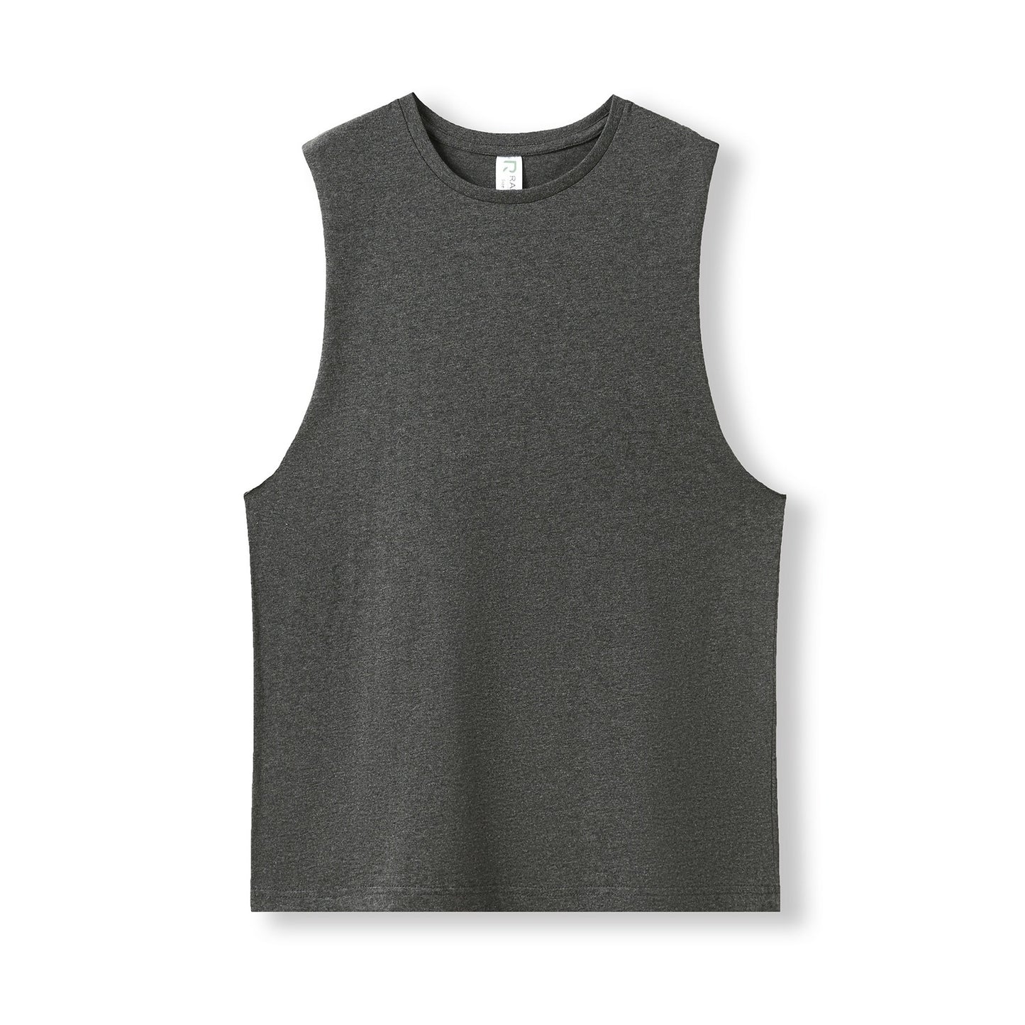Men's / Unisex combed cotton tank - Front Left Chest Logo