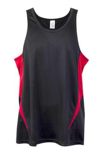 Mens Accelerator Cool Dry Singlet - Front Left Chest Logo