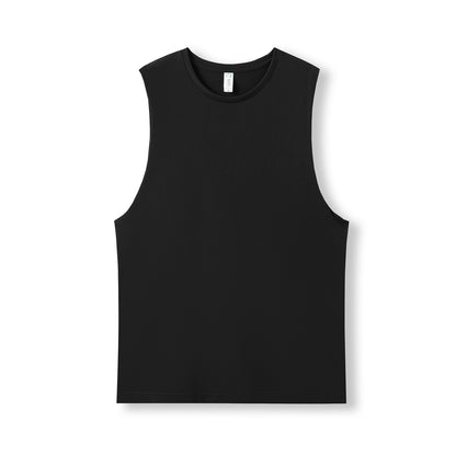 Women's combed cotton tank - Front Left Chest & Large Back Logo