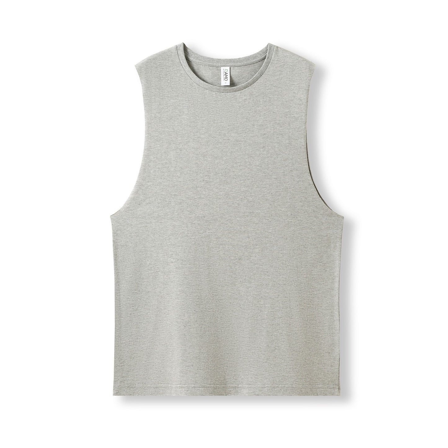 Women's combed cotton tank - Front Left Chest & Large Back Logo