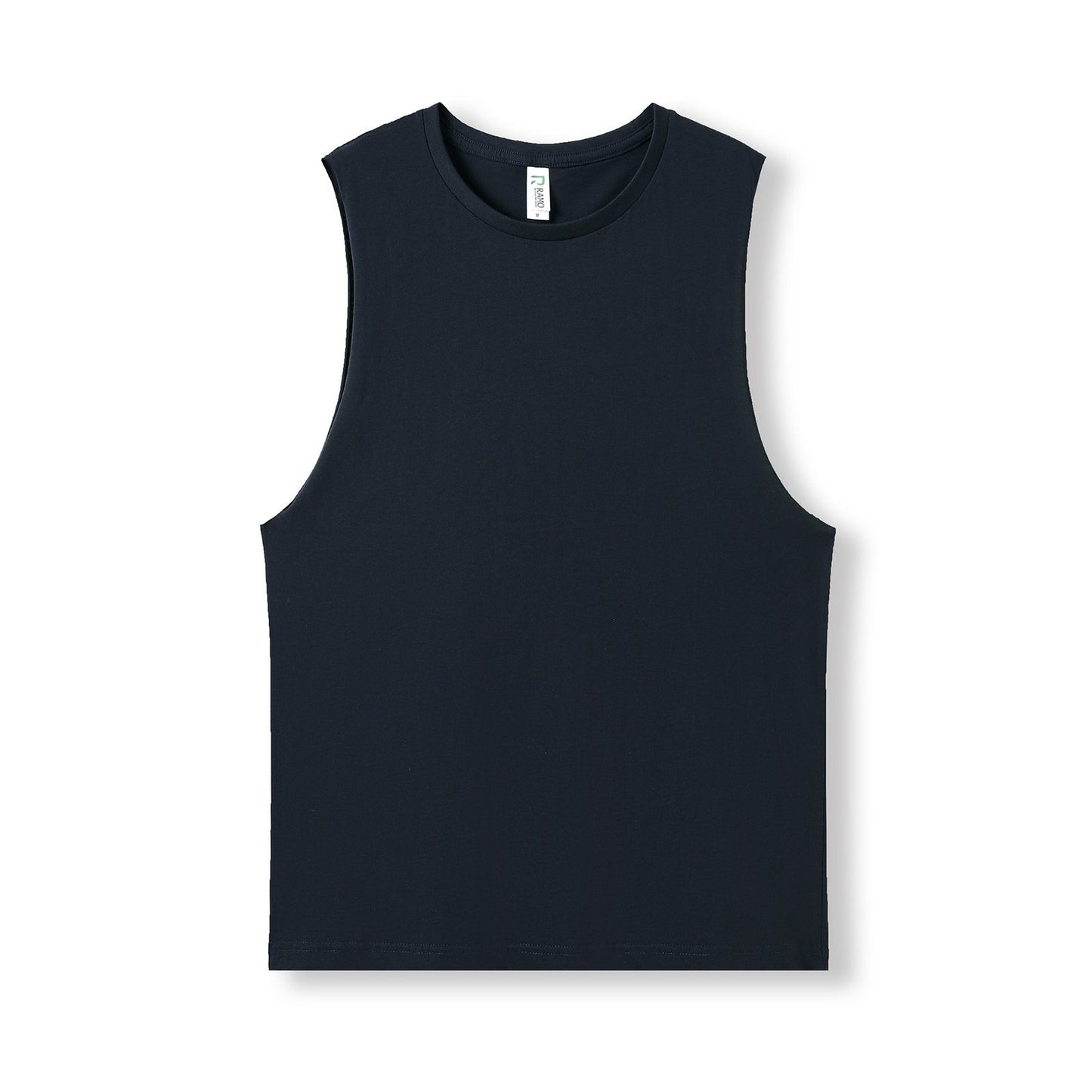 Women's combed cotton tank - Front Left Chest & Large Back Logo