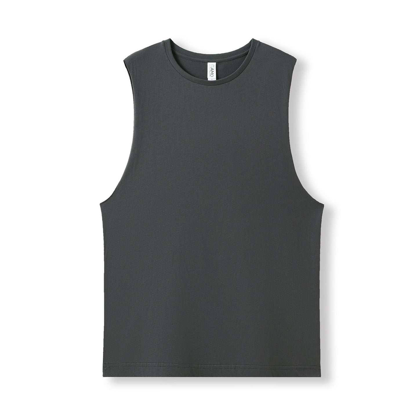 Women's combed cotton tank - Front Left Chest & Large Back Logo