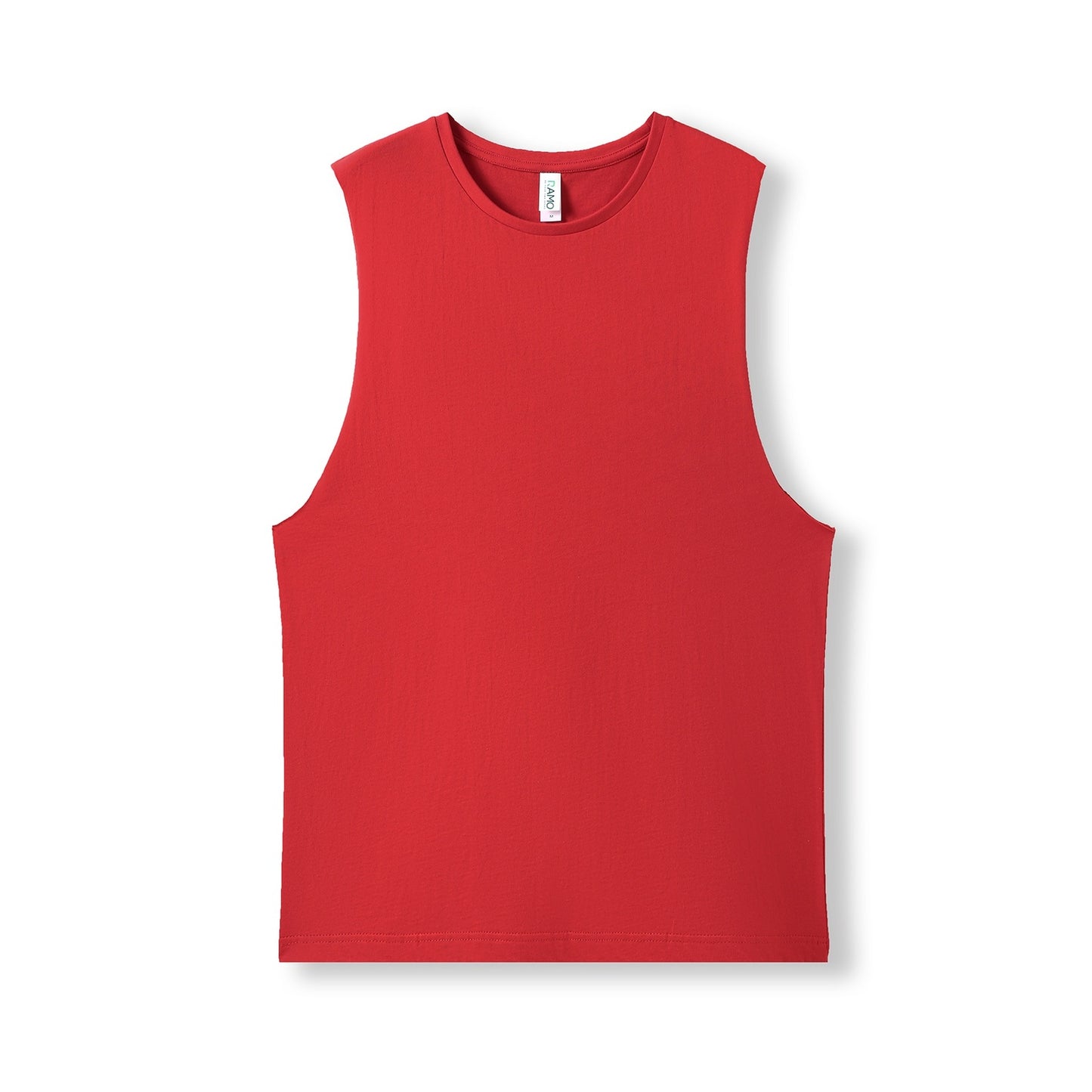 Women's combed cotton tank - Front Left Chest & Large Back Logo