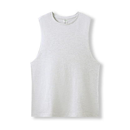 Women's combed cotton tank - Front Left Chest & Large Back Logo