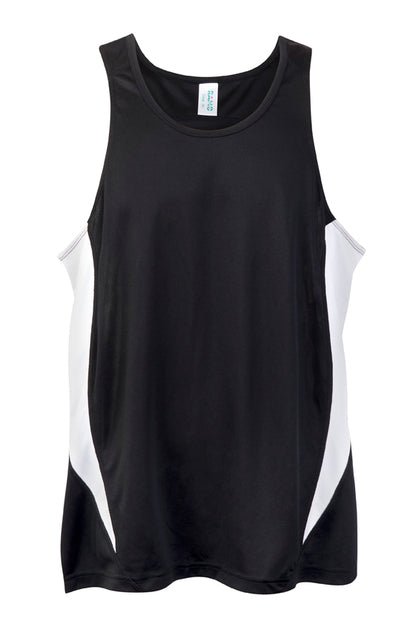 Mens Accelerator Cool Dry Singlet - Front Left Chest Logo