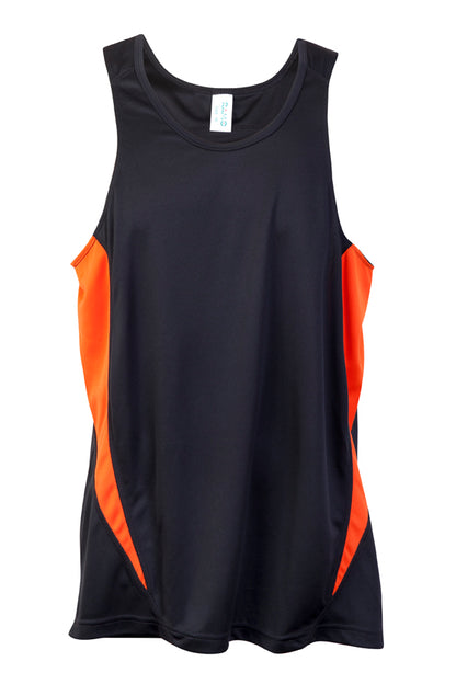 Mens Accelerator Cool Dry Singlet - Front Left Chest Logo