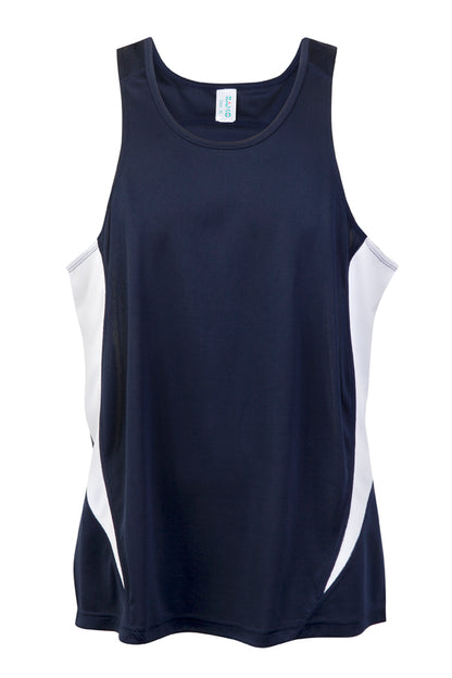 Mens Accelerator Cool Dry Singlet - Front Left Chest Logo